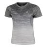 Seamless Laufshirt Damen-Weiß,Grau