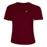 Core Laufshirt Damen-dunkelrot