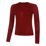 Falke Bekleidung Falke Warm Longsleeve Damen-rot
