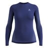 Performance WarmCrew Longsleeve Damen-blau