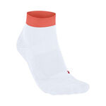 Falke Bekleidung Falke RU4 Endurance Short Laufsocken Damen-Weiß,Koralle