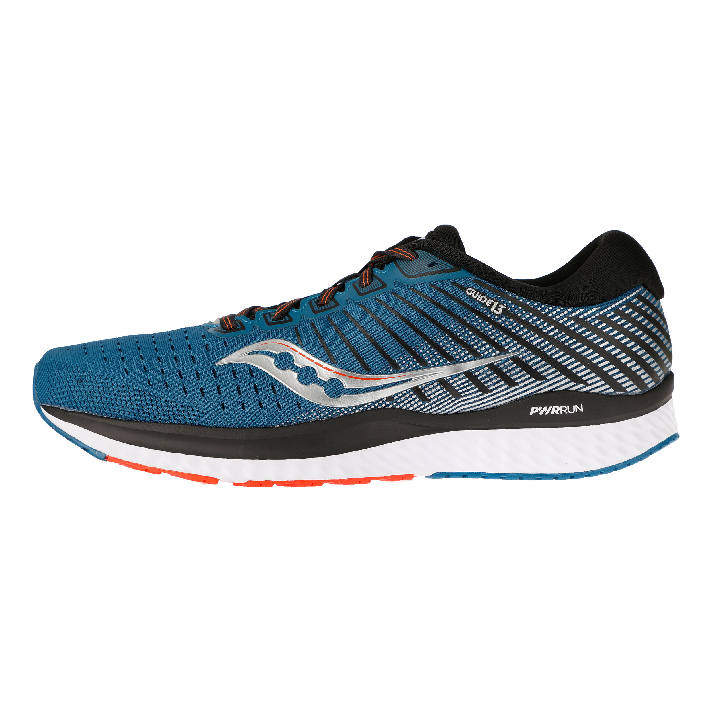 Saucony Guide 13 Stabilitatsschuh Herren Petrol Schwarz in GroBe 46 5 online kaufen Running Point AT