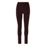 Road High Waist Lauftight Damen-Dunkelrot