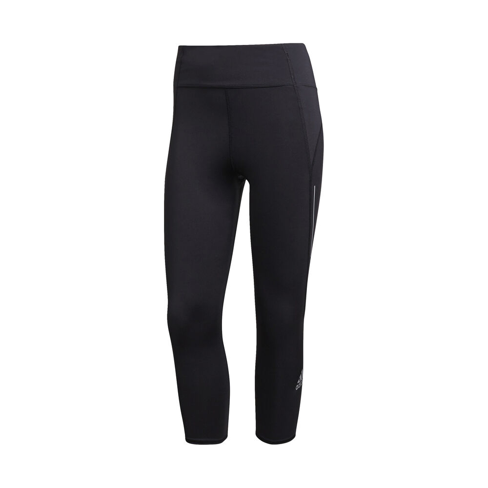 adidas Own The Run 3/4 Lauftight Damen - Schwarz, Größe XS