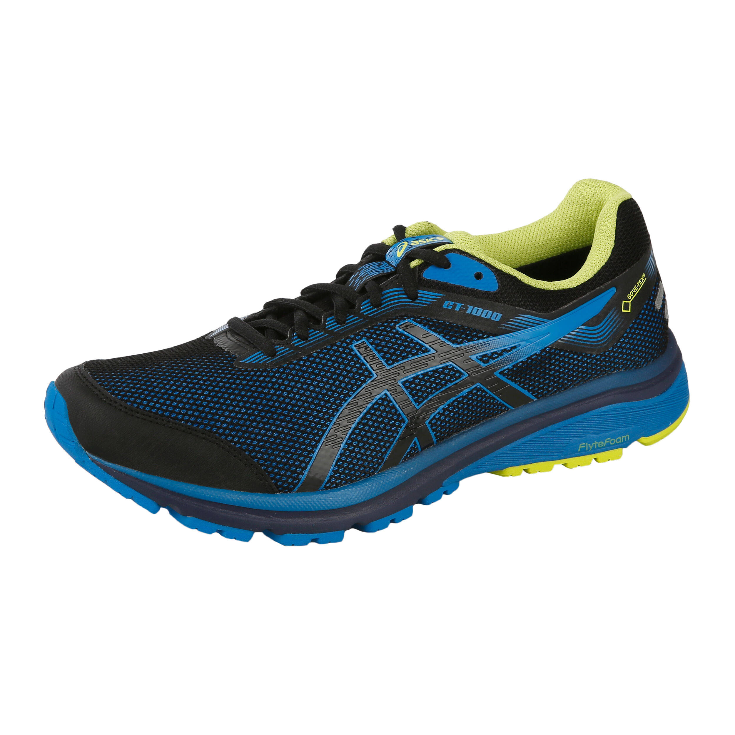 ASICS GT 1000 7 G TX Stabilitatsschuh Herren Schwarz Blau online kaufen Running Point AT