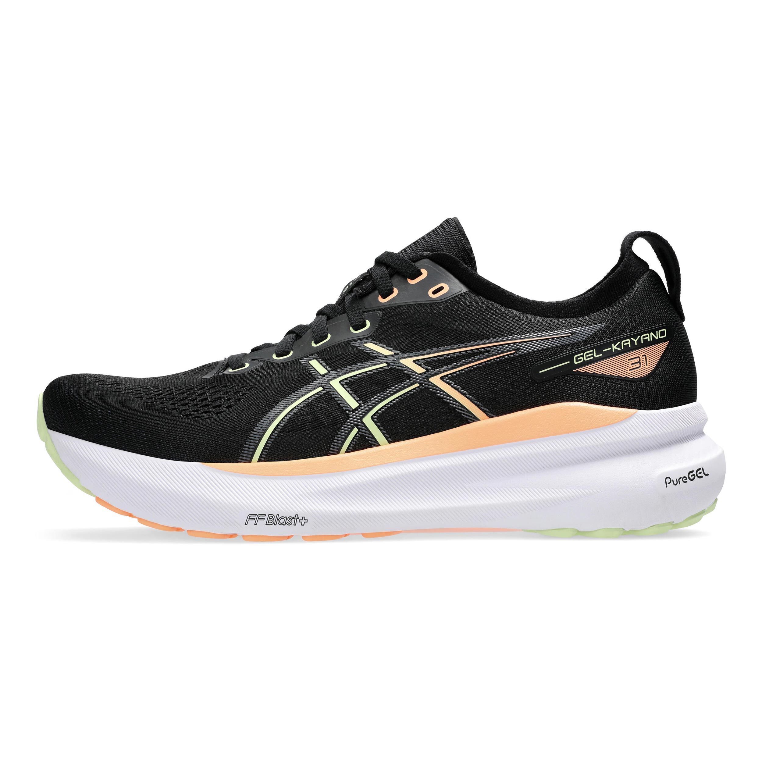 ASICS Gel Kayano 31 Stabilitatsschuh Herren Schwarz Orange online kaufen Running Point AT