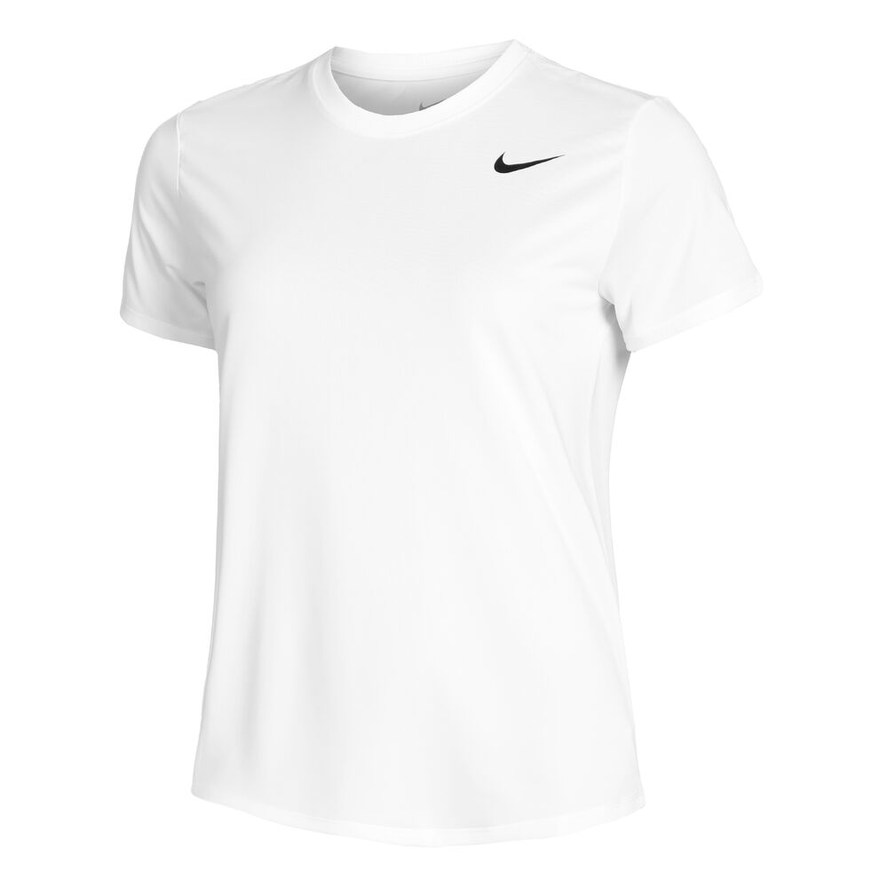 Nike Dri-Fit Regular T-Shirt Damen - Weiß, Größe L