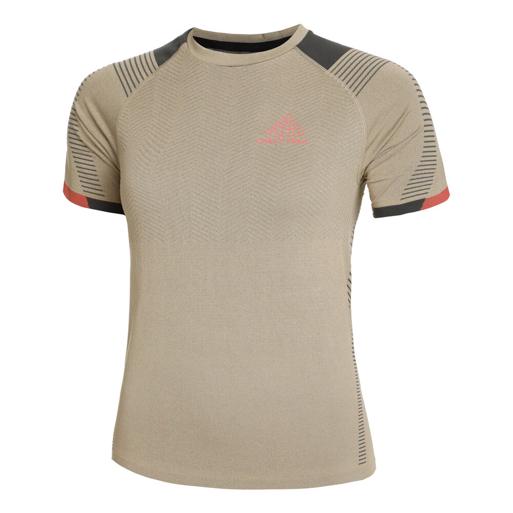 Craft Pro Trail Fuseknit Laufshirt Damen - Beige, Größe M