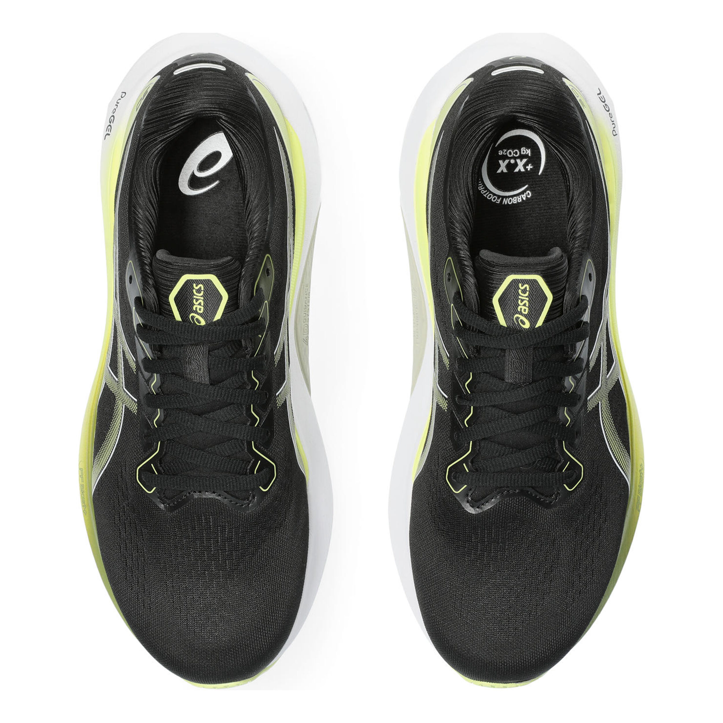 ASICS Gel Kayano 30 Stabilitatsschuh Herren Schwarz Neongelb online kaufen Running Point AT