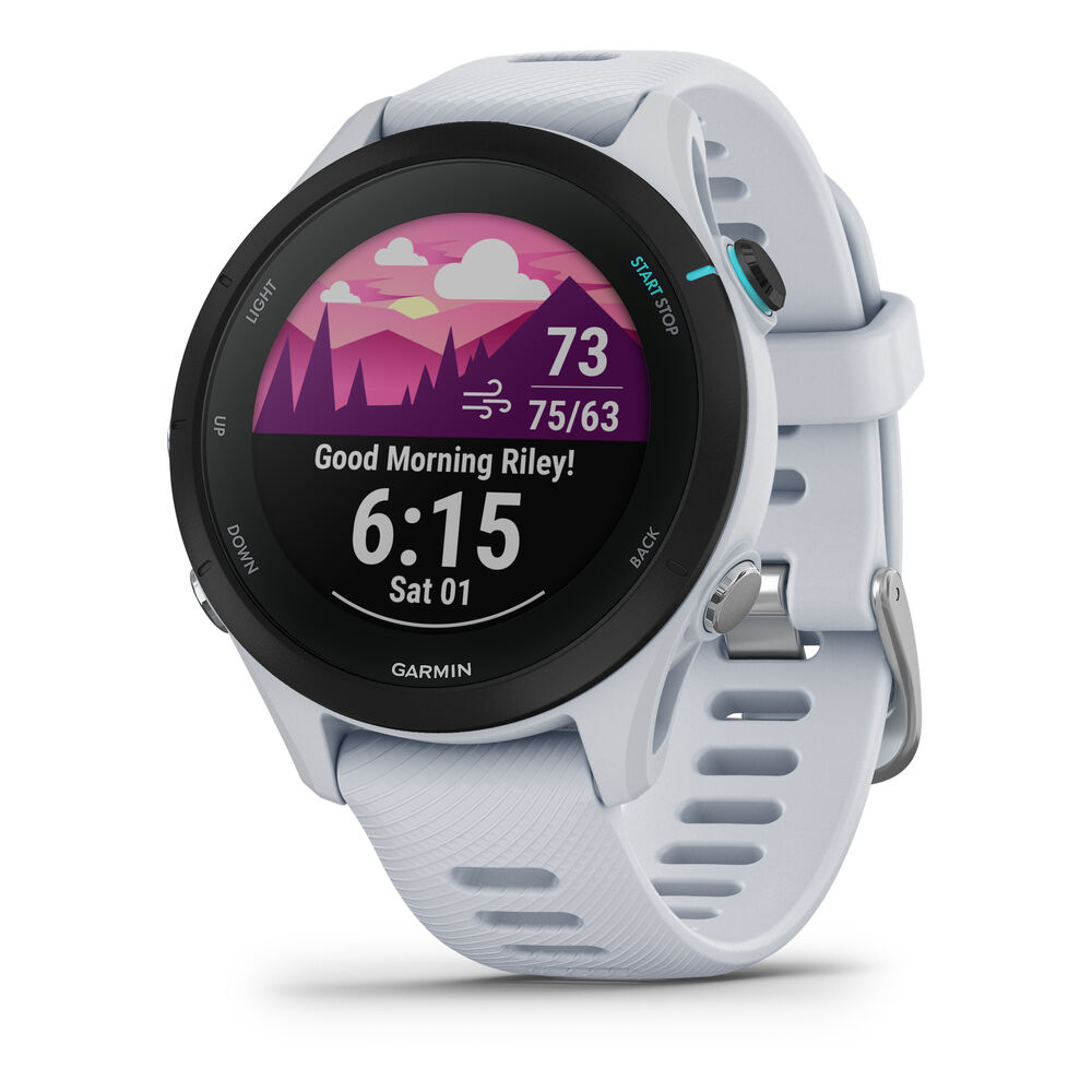Garmin Forerunner 255 S Music Pulsuhr - Weiß