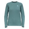 Essential Seamless Crew Neck Longsleeve Damen-T&uuml;rkis