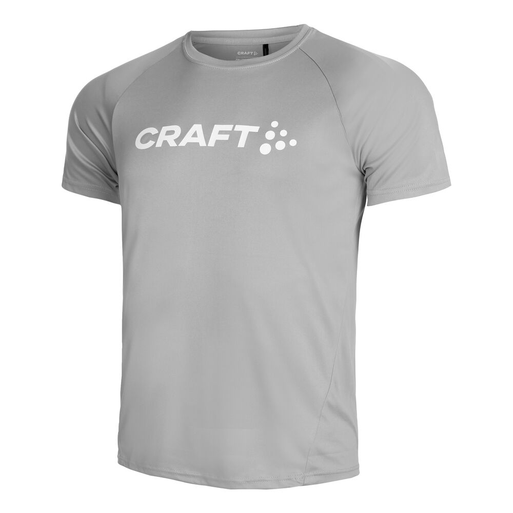 Craft Core Essence Logo Laufshirt Herren - Grau, Größe L