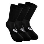 ASICS Bekleidung ASICS Crew Sportsocken 3er Pack-Schwarz,Weiß