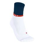 Falke Bekleidung Falke RU4 Endurance Compression Laufsocken Herren-Weiß,Dunkelblau