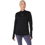 ASICS Bekleidung ASICS Road Winter Seamless Laufshirt Damen-schwarz
