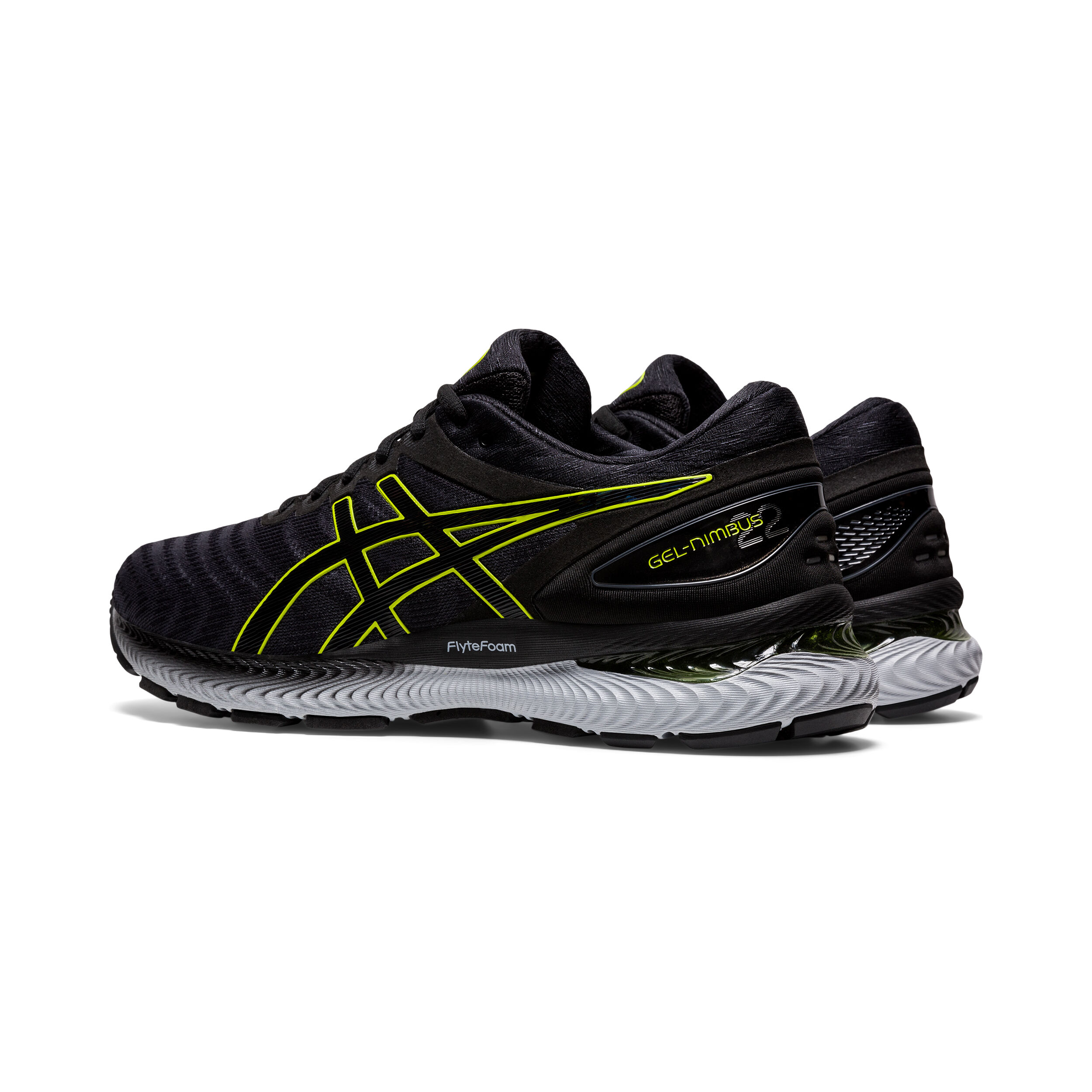 ASICS Gel Nimbus 22 Neutralschuh Herren Dunkelgrau Limette online kaufen Running Point AT