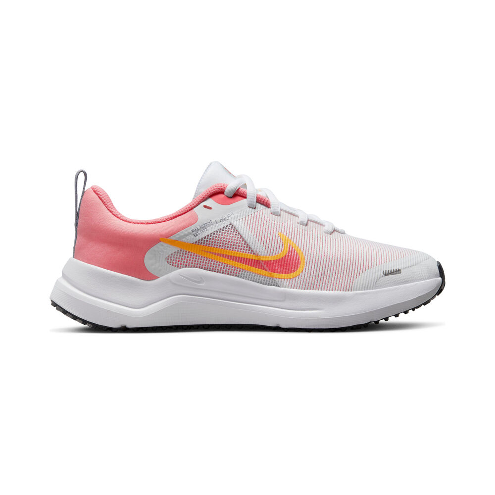 Nike Downshifter 12 Neutralschuh Kinder - Weiß, Pink, Größe 35.5