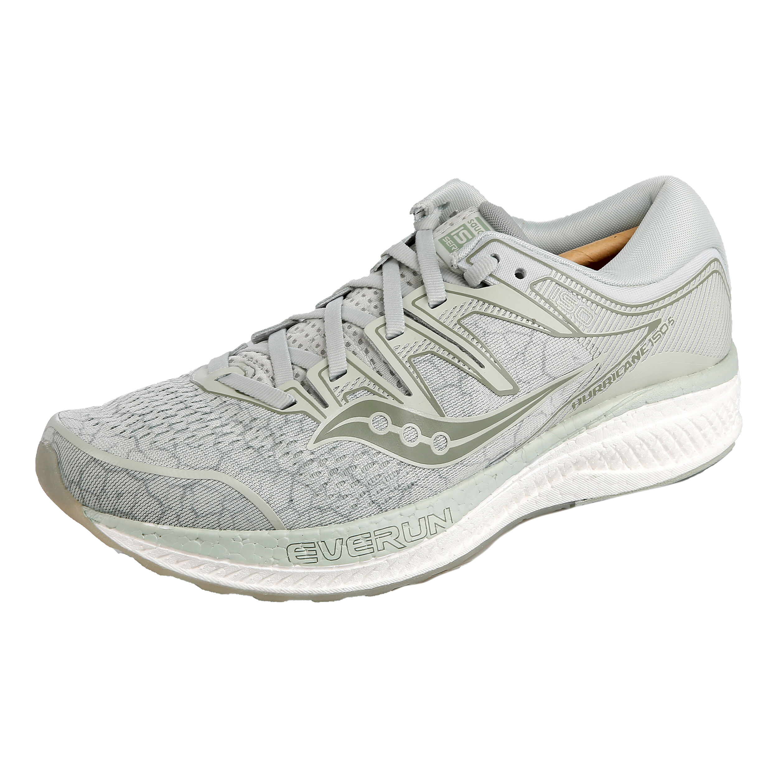 Saucony Hurricane Iso 2 Stabilitatsschuh Damen Hellgrau Grau in GroBe 42 online kaufen Running Point AT