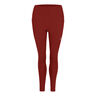 Road High Waist Lauftight Damen-Weinrot