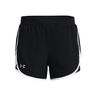 Fly By Elite 5in Shorts Damen-Schwarz,Wei&szlig;