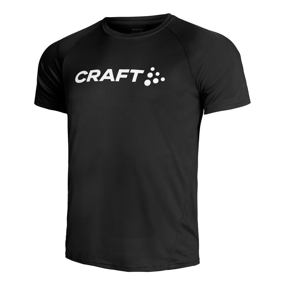 Craft Core Essence Logo Laufshirt Herren - Schwarz, Größe S