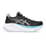 ASICS Laufschuhe ASICS Gel-Nimbus 27 Neutralschuh Damen-Schwarz,Silber