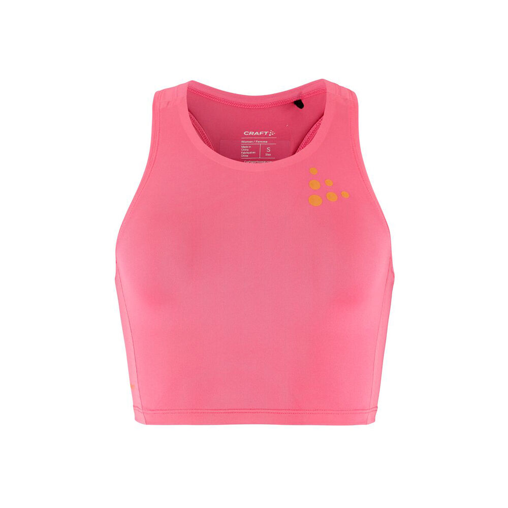Craft Pro Hypervent Cropped 2 Laufshirt Damen - Pink, Größe L