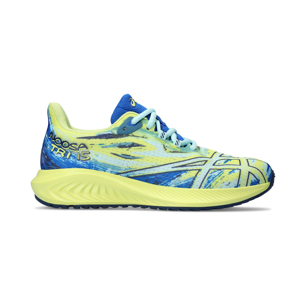 ASICS Gel-Noosa Tri 15 GS Wettkampfschuh Kinder - Blau, Neongelb, Größe 35.5