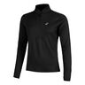 Road Winter 1/2 Zip Mid Layer Laufshirt Damen-Schwarz
