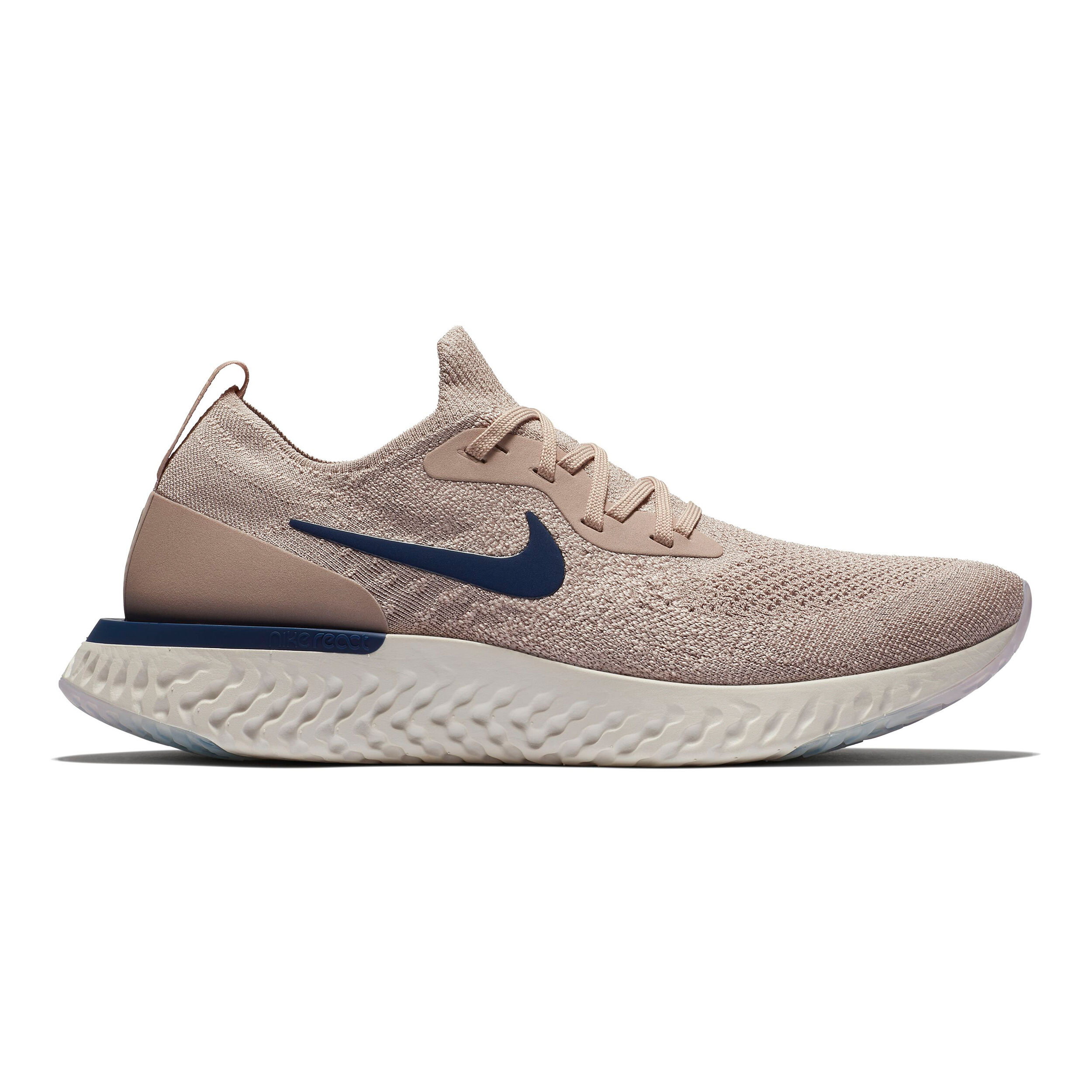 Nike Epic React Flyknit Neutralschuh Herren Beige Dunkelblau online kaufen Running Point AT