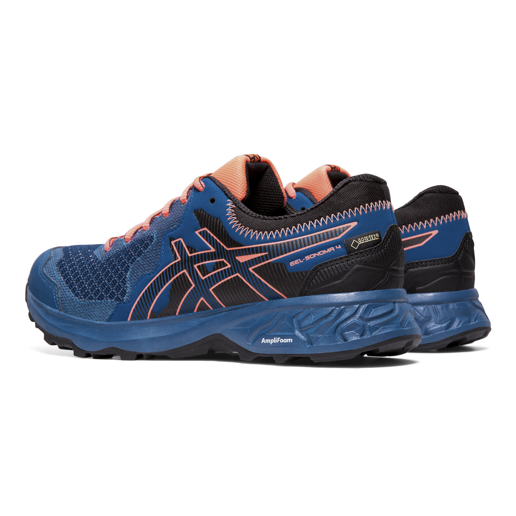 ASICS Gel Sonoma 4 G TX Trailschuh Damen Petrol Koralle online kaufen Running Point AT