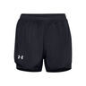 Fly By 2.0 2in1 Shorts Damen-Schwarz,Silber
