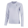 Feel the Vybe Laufshirt Damen-blaugrau
