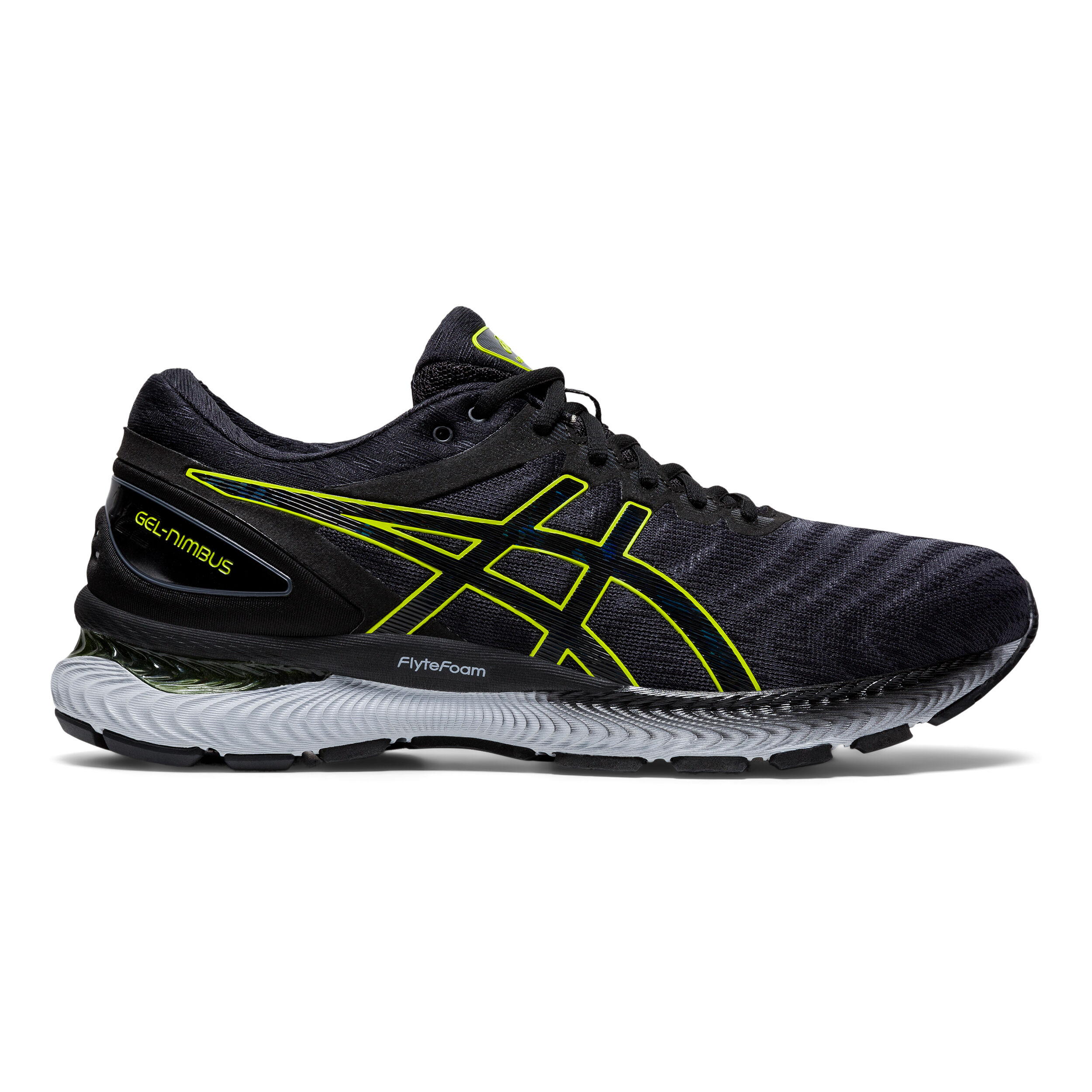 ASICS Gel Nimbus 22 Neutralschuh Herren Dunkelgrau Limette online kaufen Running Point AT