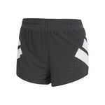 adidas Bekleidung adidas Road To Records 2in Split Laufshorts Damen-Schwarz,Weiß