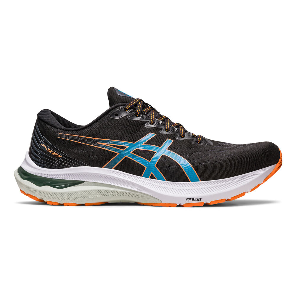 Asics GT-2000 11 Stabilitätsschuh Herren - Schwarz, Blau, Größe 40.5