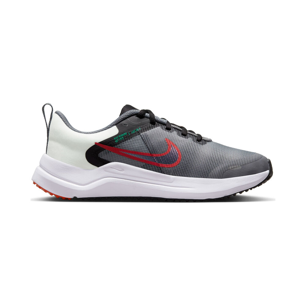 Nike Downshifter 12 Neutralschuh Kinder - Grau, Schwarz, Größe 35.5