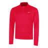 Pacer Half-Zip Longsleeve Laufshirt Herren-rot