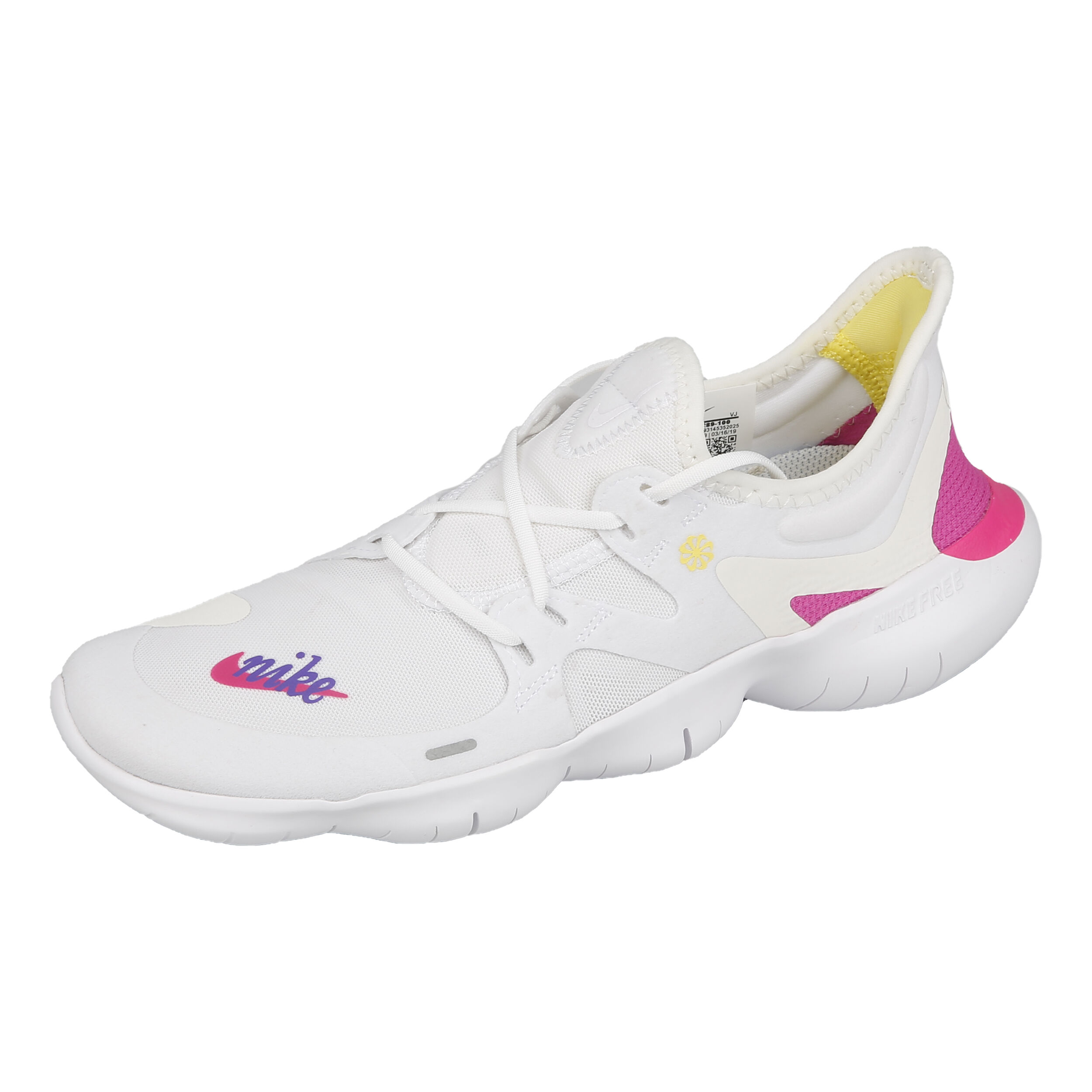 Nike Free Run 5.0 Just Do It Natural Running Schuh Damen WeiB Pink online kaufen Running Point AT