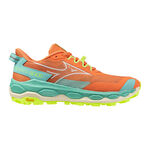 Mizuno Laufschuhe Mizuno Wave Mujin 11                   Trailschuh Damen-orange, mint