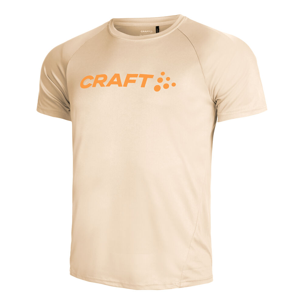 Craft Core Essence Logo Laufshirt Herren - Creme, Größe XXL