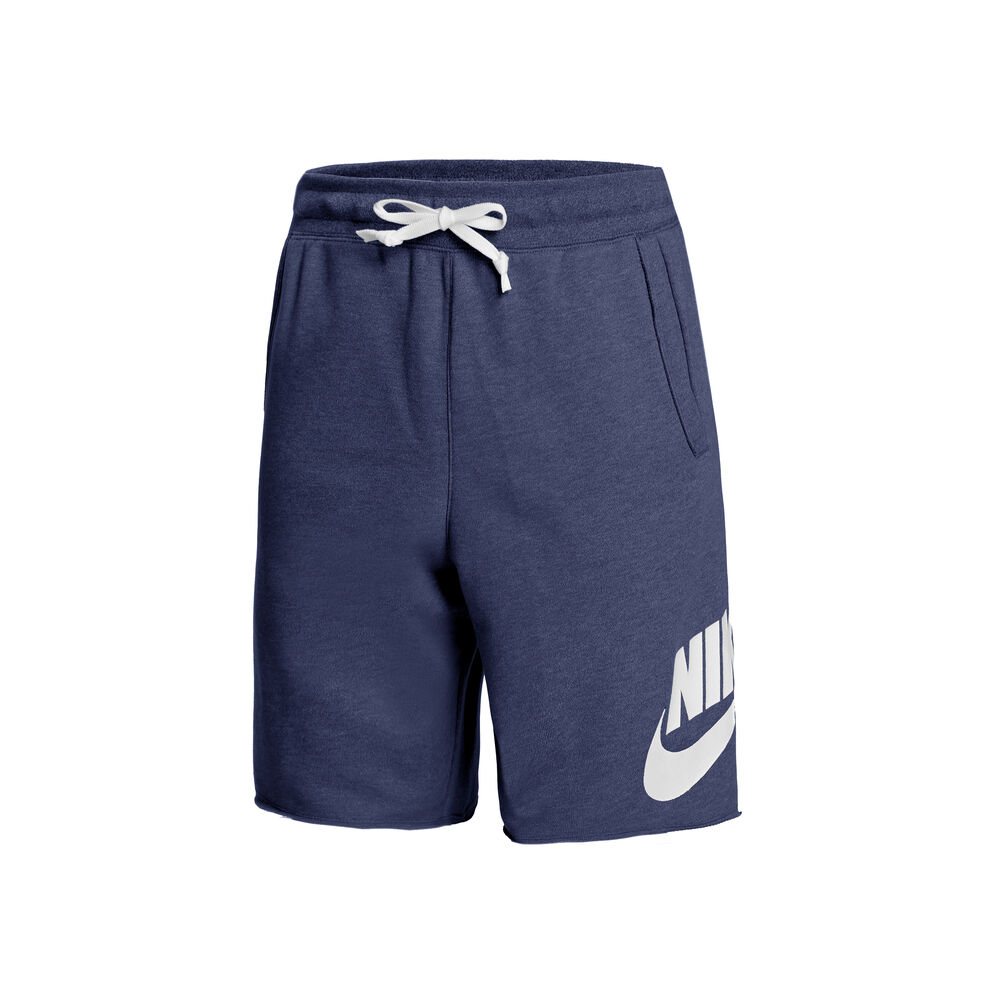 Nike Sportswear Club French Terry Alumni Shorts Herren - Dunkelblau, Weiß, Größe L