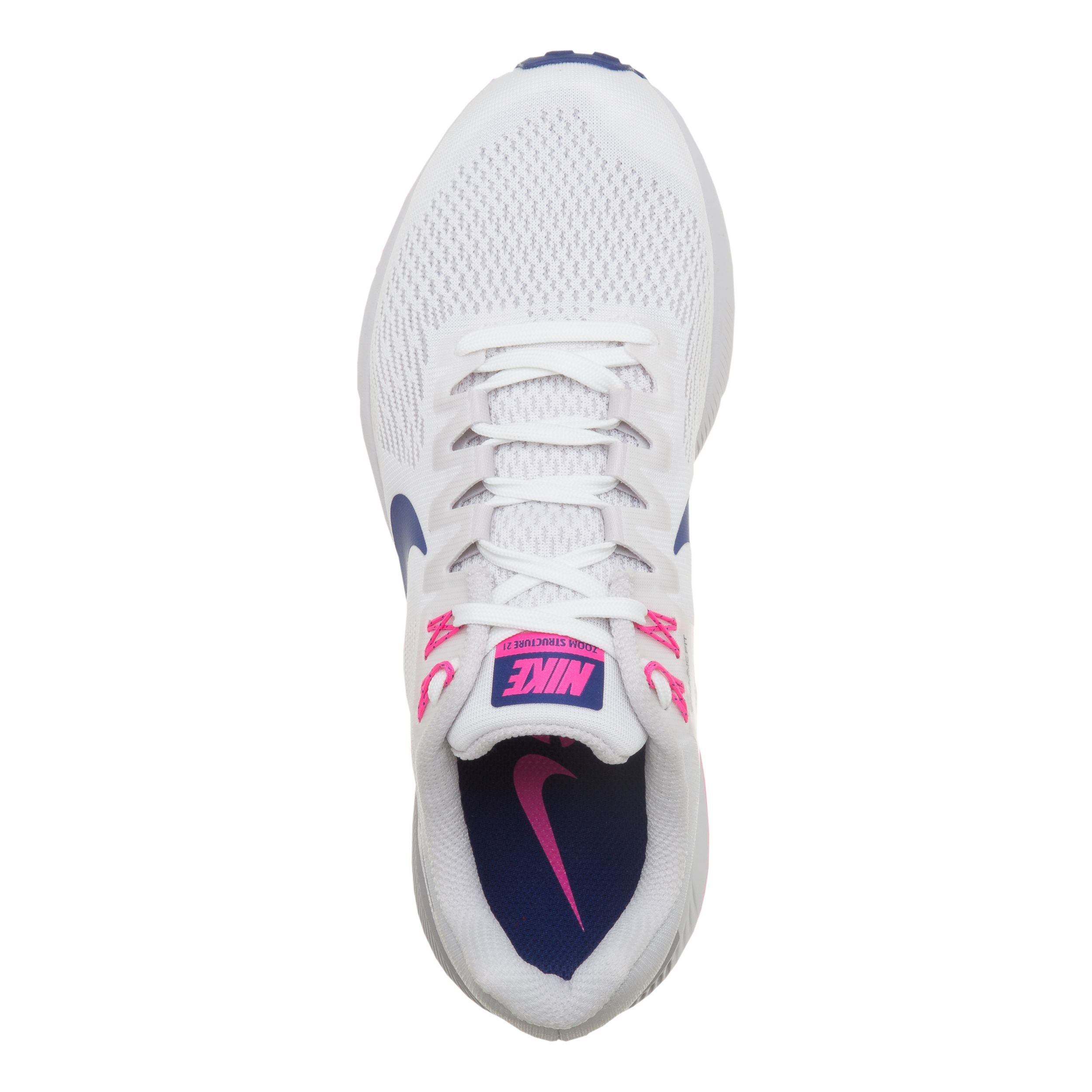 Nike Air Zoom Structure 21 Stabilitatsschuh Damen WeiB Pink online kaufen Running Point AT