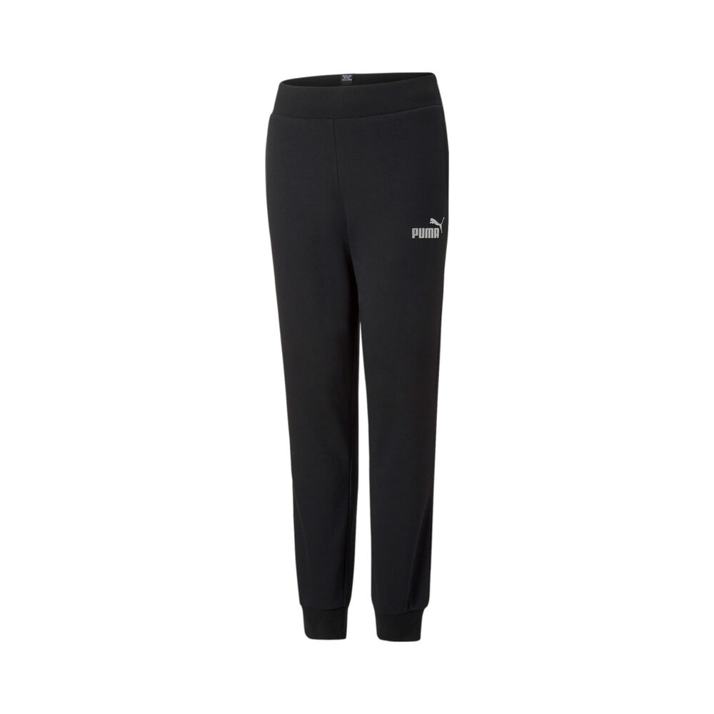 Puma Essential + Trainingshose Kinder - Schwarz, Silber, Größe XXL