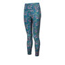 Tech Crop Lauftight Damen-Petrol,Mehrfarbig