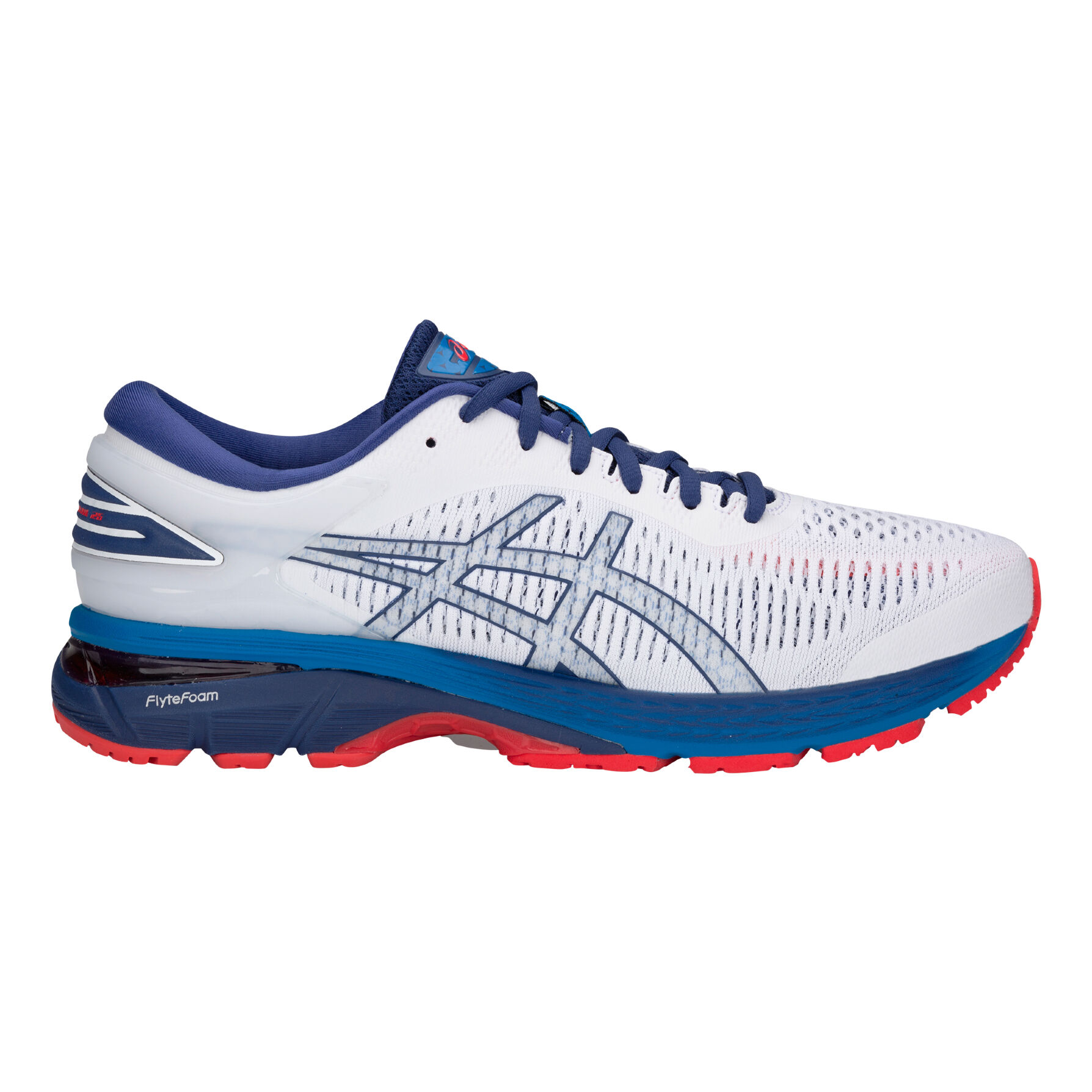 ASICS Gel Kayano 25 Stabilitatsschuh Herren WeiB Blau online kaufen Running Point AT