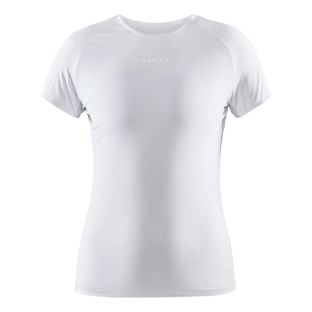 Craft Pro Dry Nanoweigh T-Shirt Damen - Weiß, Größe L