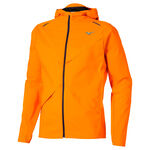 Mizuno Bekleidung Mizuno Tech Thermal Charge Laufjacke Herren-orange