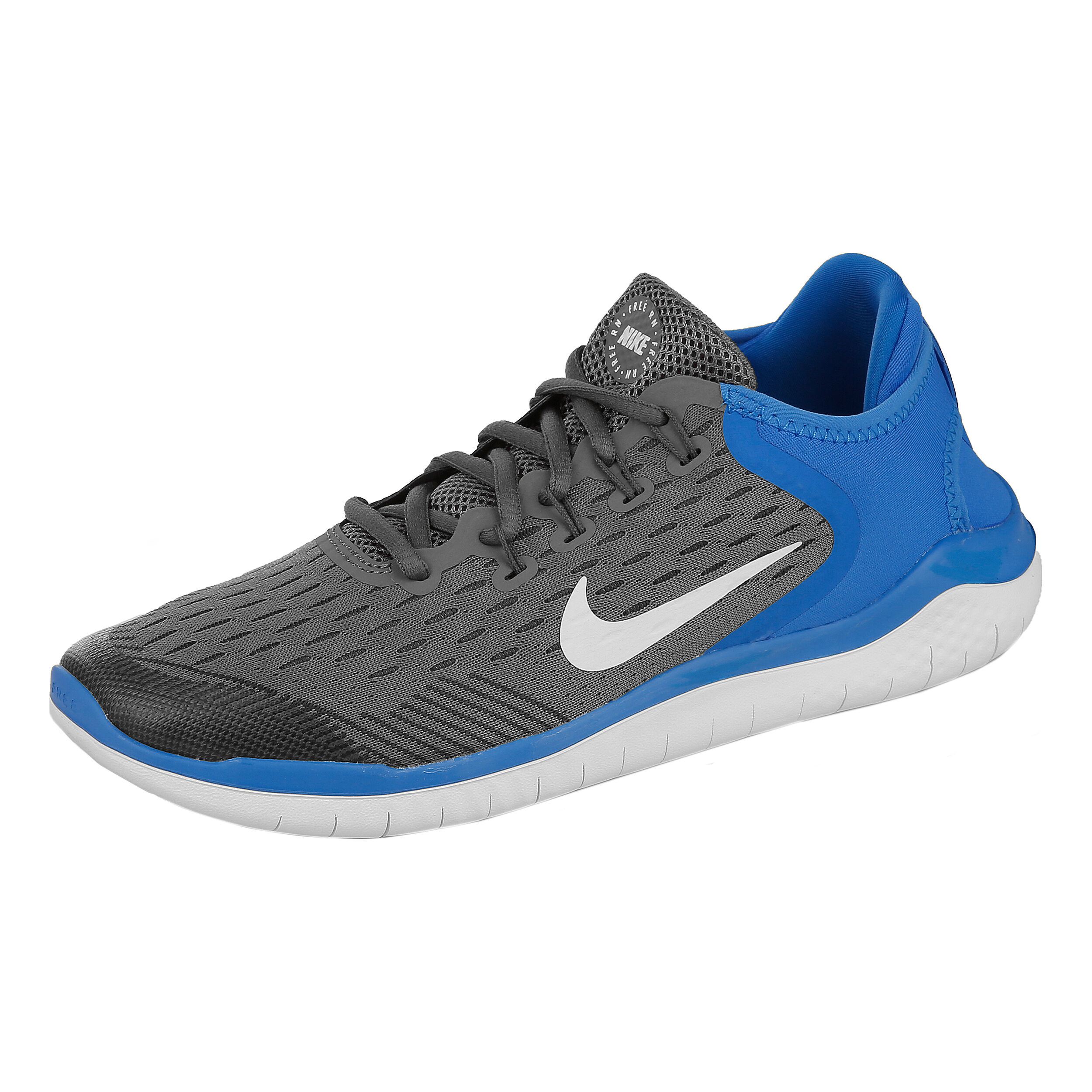 Nike Free Run 2018 Natural Running Schuh Kinder Grau Blau in GroBe 36 5 online kaufen Running Point AT