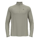 Odlo Laufshirt Odlo Essential 1/2 Zip Laufshirt Herren-grau